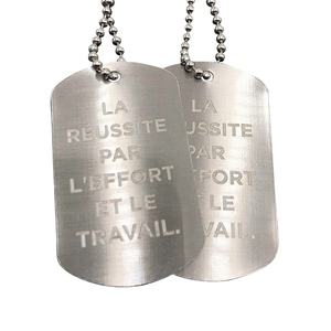 Etiquetas Personalizadas de Acero Inoxidable para Mascotas al por Mayor, Etiquetas de Metal con Diseño de Logotipo Personalizado para Perros - Product Image 1