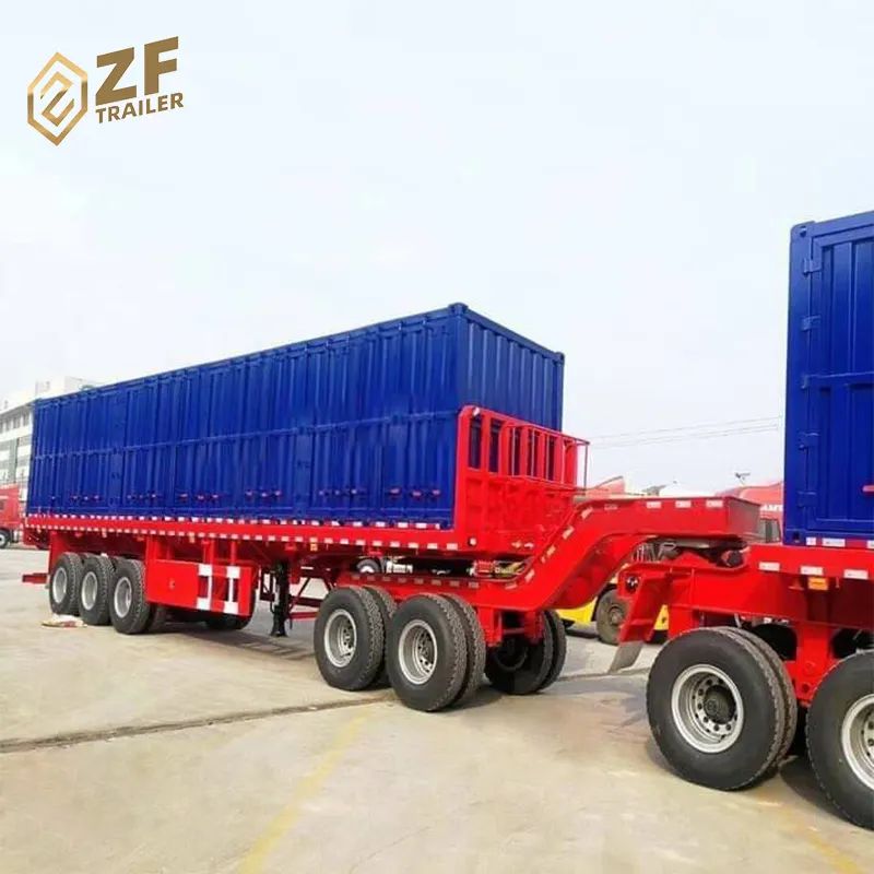 2 Trục Dolly Tractor Chassis Để Kết Nối 40ft Phẳng Bán Trailer