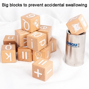 Ensemble de blocs de construction en bois pour enfants, chiffres <span class=keywords><strong>et</strong></span> lettres, jouet éducatif Montessori en bois pour l'apprentissage de l'<span class=keywords><strong>addition</strong></span>, de la soustraction <span class=keywords><strong>et</strong></span> des calculs - Product Image 4