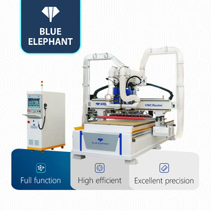 Dễ dàng hoạt động CNC làm tổ ATC 1328 1325 3 trục CNC đôi-đầu đồ nội thất cửa tủ trung tâm gia công với công cụ tuyến tính Changer - Product Image 1