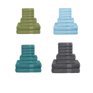 Luxury 100% Cotton Woven Hotel-Grade 8-Piece Bath Towel Eco-Friendly Quick Dry Ultra Soft Absorbent Customizable Logo for - Product Image 1