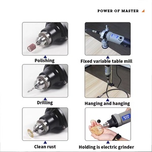 L-HT0213 Dụng Cụ Quay Tốc Độ Biến Thiên Dụng Cụ Điện Máy Khoan Mini 400W Dụng Cụ Xoay Dremel 6 Vị Trí Máy Mài Mini - Product Image 6