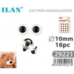 ILAN Eye for Crafts 10mm 16pz Accessori per Cucito - Product Image 3