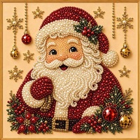 Kit d'art de peinture de perles 5D pour Noël, ornement suspendu, ensemble de bricolage pour décoration murale et cadeau - Grande Vente