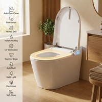 WC intelligent moderne avec bidet intégré, certifié CUPC, toilettes automatiques intelligentes, vente chaude aux États-Unis