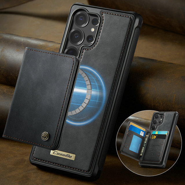 CaseMe New Slim Kickstand Shockproof Leather Case for S20 S20+ S20 Ultra S20 FE Multi-Functional Card Slot Wallet Design