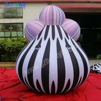 Ballon gonflable lumineux LED en forme de dessin animé, décoration artistique gonflable pour événement