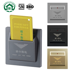 Interrupteur d'alimentation pour hôtel Pano.V SNI, économie d'énergie, 40A, interrupteur à carte, clé électrique, insertion de carte IC, 220V - Product Image 1