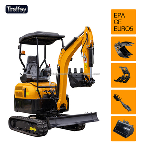 Mini-excavatrice sur chenilles de 2 tonnes avec taille-haie pour l'entretien des vergers - Product Image 6