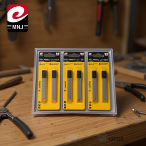 Recambio Cutter Blades 12Pcs Utility Knife Replacement Blades Pack - Product Image 2