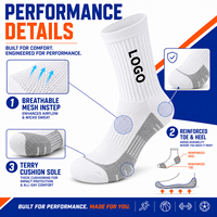 Serviette personnalisée bas Sport chaussette respirant tricoté Sport course chaussette basket-ball personnalisé sport chaussette pour hommes et femmes