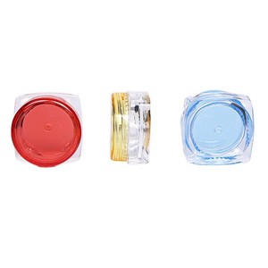 Pot carré de luxe en PS transparent <span class=keywords><strong>pour</strong></span> crème visage 3g 5g, mini pot échantillon, pot cosmétique <span class=keywords><strong>pour</strong></span> crème contour des yeux, vente en gros populaire - Product Image 5