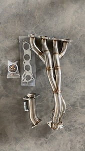 Nouveau collecteur d'échappement droit T 304 Rsx DC5 K20 avec finition polie miroir et garantie 1 an OEM pour remplacement/réparation - Product Image 2