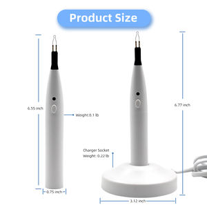 Taglierina Dentale per Guttaperca con Riscaldamento in 1 Secondo, Wireless, con Supporto e <span class=keywords><strong>4</strong></span> Punte, per Igiene Orale e Sbiancamento Denti e Gengive - Product Image 4
