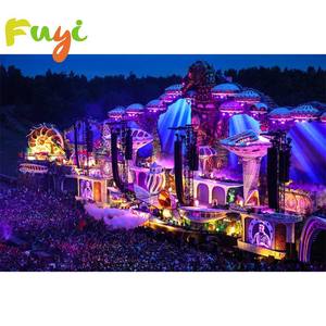 Modelo Inflable de Hongo para Escenario Musical, Decoración de Escenario para DJ, Modelo Inflable de Planeta Hongo Morado para <span class=keywords><strong>Conciertos</strong></span> - Product Image 4