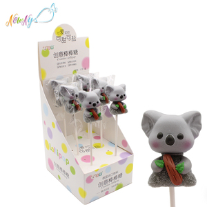 Fabricant en gros de <span class=keywords><strong>bonbons</strong></span> mous certifiés Halal, sucettes en gelée en forme d'animaux 3D avec boîtes de présentation en papier - Product Image 1