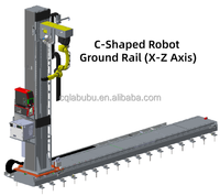 Riel Metálico de Alta Resistencia para Robots Industriales con Motor PLC, Rodamientos y Engranajes - Capacidad de Carga de 10,000 kg, Certificado ISO