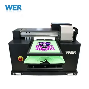 multicolor t shirt printing machine A3 WER E3055T t-shirt printer competitive price a3 dtg printer