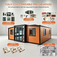 Maison préfabriquée de haute qualité de 20 pieds, extensible, 2 chambres, pour le camping