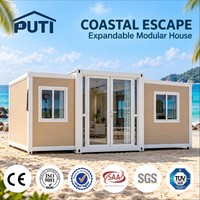 Maison préfabriquée pliable à dépliage rapide en 10 minutes, extensible, pour les secours en cas de catastrophe, maison modulaire temporaire