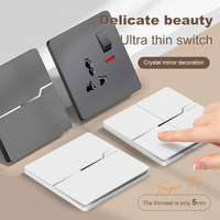 Oferta Especial: Enchufes e Interruptores OEM de Alta Calidad para el Hogar, Enchufes e Interruptores Modernos Británicos al por Mayor, Doble 13A en Stock