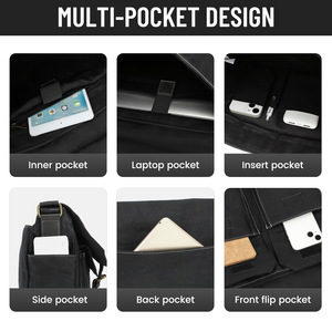 Sac bandoulière homme de style nouveau, haut de gamme, personnalisé, imperméable, pour voyage et sport, vente en gros - Product Image 5