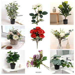 Planta Artificial <span class=keywords><strong>Echeveria</strong></span> Minima en Maceta <span class=keywords><strong>de</strong></span> Cerámica con Tierra Sintética, Ecológica y Duradera, para Decoración del Hogar y Oficina - Product Image 3