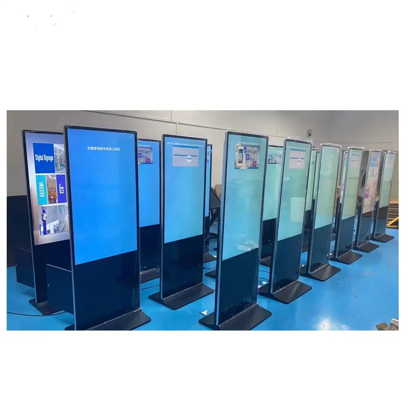 Vloerstaande Android Draagbare Digital Signage Reclame Speler Mall Touch Screen Reclame Kiosk