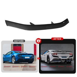 New Exotic Dry Carbon Fiber Car <strong>Spoiler</strong> Upgrade to Novi Style Racing Wing for Ferrari F8 - Product Image 4