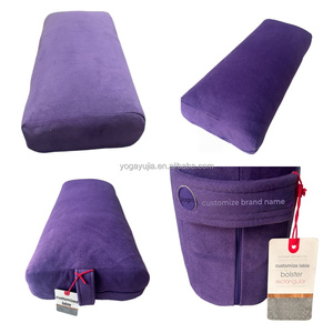 Housse de coussin de méditation et de yoga personnalisée en microfibre douce et lavable, avec poignée de transport, pour coussin long portable - Product Image 4