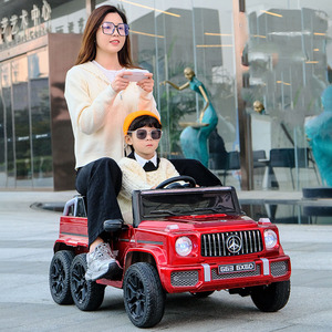 <span class=keywords><strong>Voiture</strong></span> électrique pour enfants avec quatre roues motrices, <span class=keywords><strong>voiture</strong></span> jouet télécommandée sur laquelle on peut s'asseoir, véhicule tout-terrain - Product Image 4