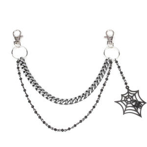 Cadena metálica para bolso, accesorio de aleación chapada con decoración de púas, decoración para bolso de mujer, cadena para bolso cruzado estilo urbano a la moda - Product Image 4