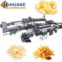 Industriële automatische productielijn voor diepvriesfrieten en aardappelchips