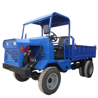 Camion Benne Chinois Économique 4x4, Petit Véhicule Agricole Diesel de Ferme, Tracteur Mini Camion de Transport