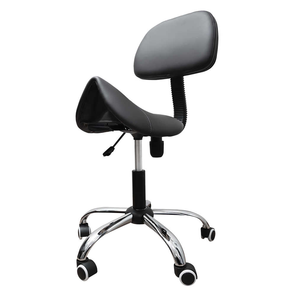 Гидравлическое кресло с регулируемой высотой, пневматическое кресло-качалка, стул для работы художника, кресло-седло со спинкой, металлическая мебель для салона