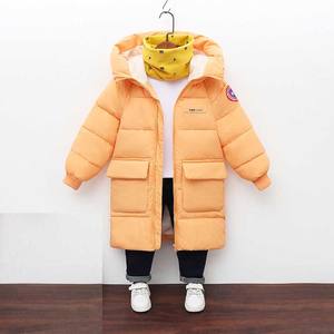 Manteaux d'hiver OEM pour garçons et filles, vestes pour enfants, manteaux longs épais pour bébés, vêtements d'extérieur chauds pour enfants, manteaux à capuche, combinaisons de neige, vêtements d'extérieur - Product Image 3