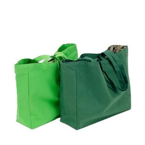 Sac de courses multifonctionnel de haute qualité, imprimé sur mesure, en coton robuste, sac fourre-tout en toile recyclée - Product Image 4