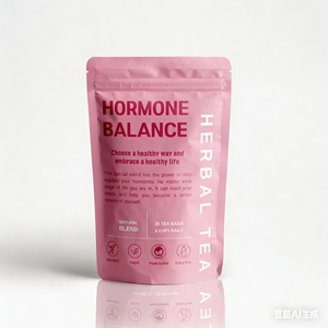 Thé apaisant pour le soutien hormonal féminin - Mélange d'herbes naturelles - Confort et relaxation <span class=keywords><strong>du</strong></span> cycle - Complément bien-être post-stress - Product Image 4