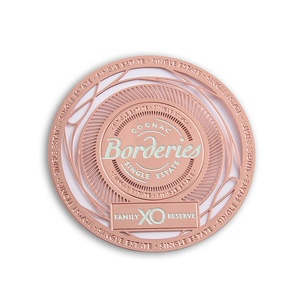 ที่คั่นหนังสือโลหะรูปทรงกลมสีโรสโกลด์หรูหราแบบขายส่ง พร้อมโลโก้แบบนูนต่ำ - Product Image 1