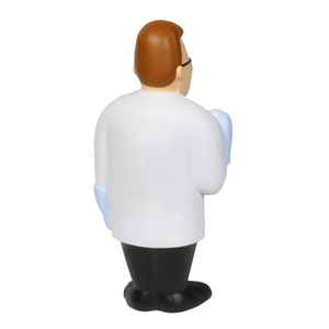 Promotional Gifts PU Foam Young Scientist Character Shaped Venting Slow Rising Stress Reliever Soft <b>Squeeze</b> Toy for Kids Adults - Product Image 5
