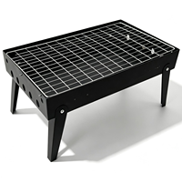 Barbecue au charbon de bois pliable et portable pour le camping en plein air et les pique-niques légers