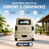 Voiture électrique familiale à trois roues entièrement fermée pour 4 passagers, petite voiture électrique à faible vitesse, idéale pour les trajets quotidiens, le transport des enfants et les déplacements ruraux, batterie 6 kWh