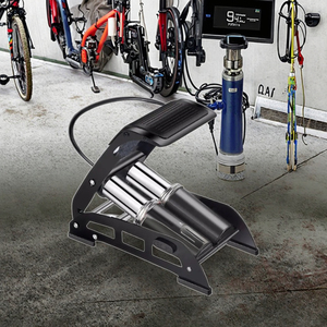 ROUE Nouveau Design Mini Gonfleur Haute Pression Vélo Vélo <span class=keywords><strong>Pied</strong></span> <span class=keywords><strong>Pompe</strong></span> À Air Jauge De Pression Des Pneus Pliable <span class=keywords><strong>Pompe</strong></span> De Sol En Plastique - Product Image 1