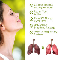 Spray Détoxifiant Respiratoire Personnalisé avec Logo – Brume Nettoyante Pulmonaire aux Herbes – Puissant Soutien Pulmonaire – Spray Purifiant aux Herbes pour les Poumons