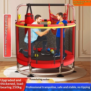 <span class=keywords><strong>Petit</strong></span> <span class=keywords><strong>trampoline</strong></span> d'intérieur pour enfants, conçu pour une utilisation à domicile, conception épaissie favorisant la croissance en hauteur, utilisation intérieure/extérieure, <span class=keywords><strong>filet</strong></span> de protection - Product Image 5