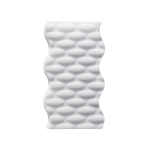 Éponge en mélamine écologique haute densité avec forme personnalisée, points ovales en relief, design ondulé pour effaceur, pour l'élimination des taches de cuisine - Product Image 3