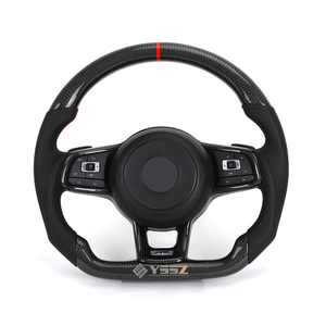 Volant en cuir perforé Sports Style OEM pour Volkswagen <span class=keywords><strong>Golf</strong></span> MK6 Amélioration du confort avec Offres Spéciales - Product Image 1