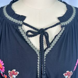 Nuevo Vestido Étnico Retro de Estilo Industrial con Bordado Floral, Falda Midi de Manga Larga para Mujer con Estampado Floral - Product Image 6