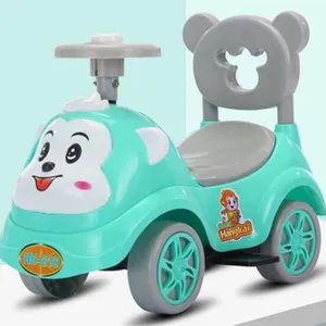 Mini voiture à roulettes pour enfants, avec klaxon BB, musique au volant, prix abordable