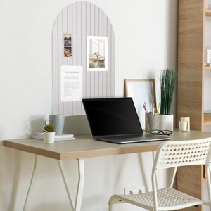 Tablero de Anuncios Grande de Fieltro Arqueado, Decoración de <span class=keywords><strong>Pared</strong></span> Adhesiva Personalizable y Elegante, Tablero de Clavijas Plegable - Product Image 5